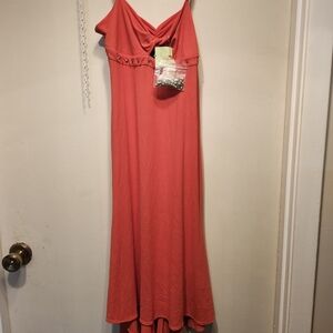 Versace Jeans Collection Vintage  Coral Dress